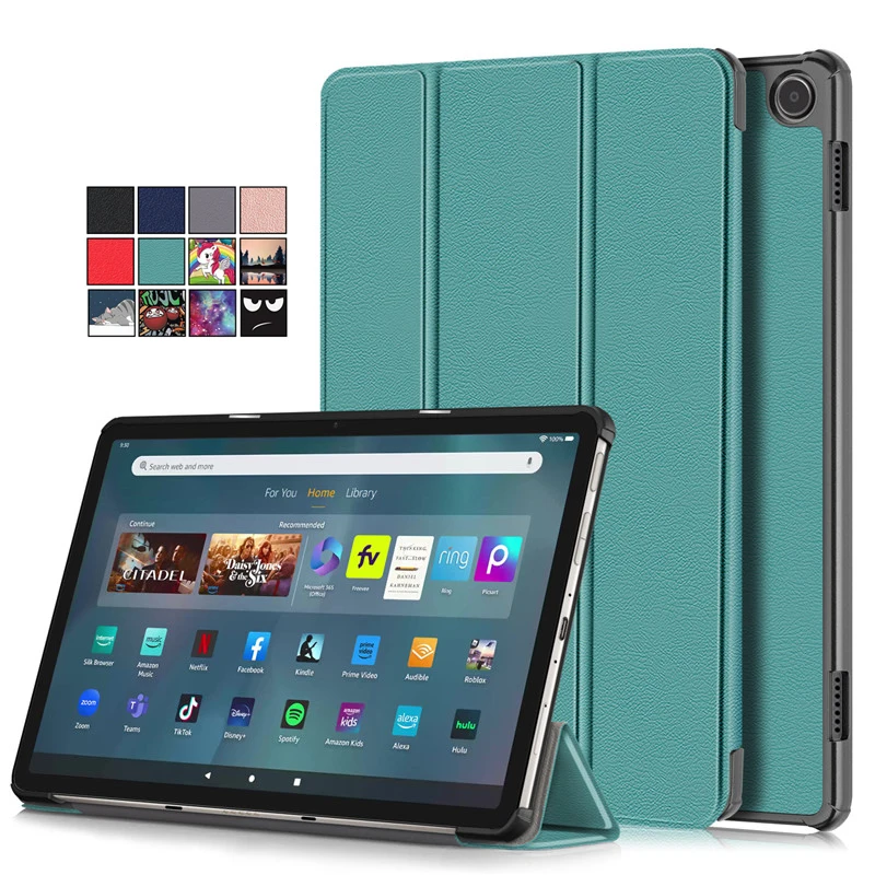Per Amazon Fire Max 11 Custodia Tri-Folding Stand Smart Folio Tablet Per Amazon Fire Max 11 Custodia Per Tablet Per Fire Max 11 Cover Kids