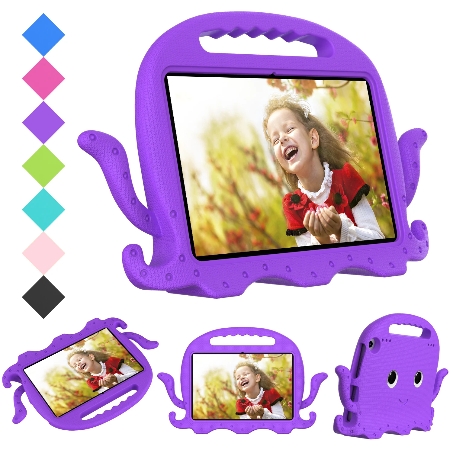 Custodia Per Bambini Sicura In Eva Per Amazon Kindle Fire Hd8 Hd 8 Plus 2020 / Kindle Fire 7 2015 2017 2019 Hd7 Cover Tablet
