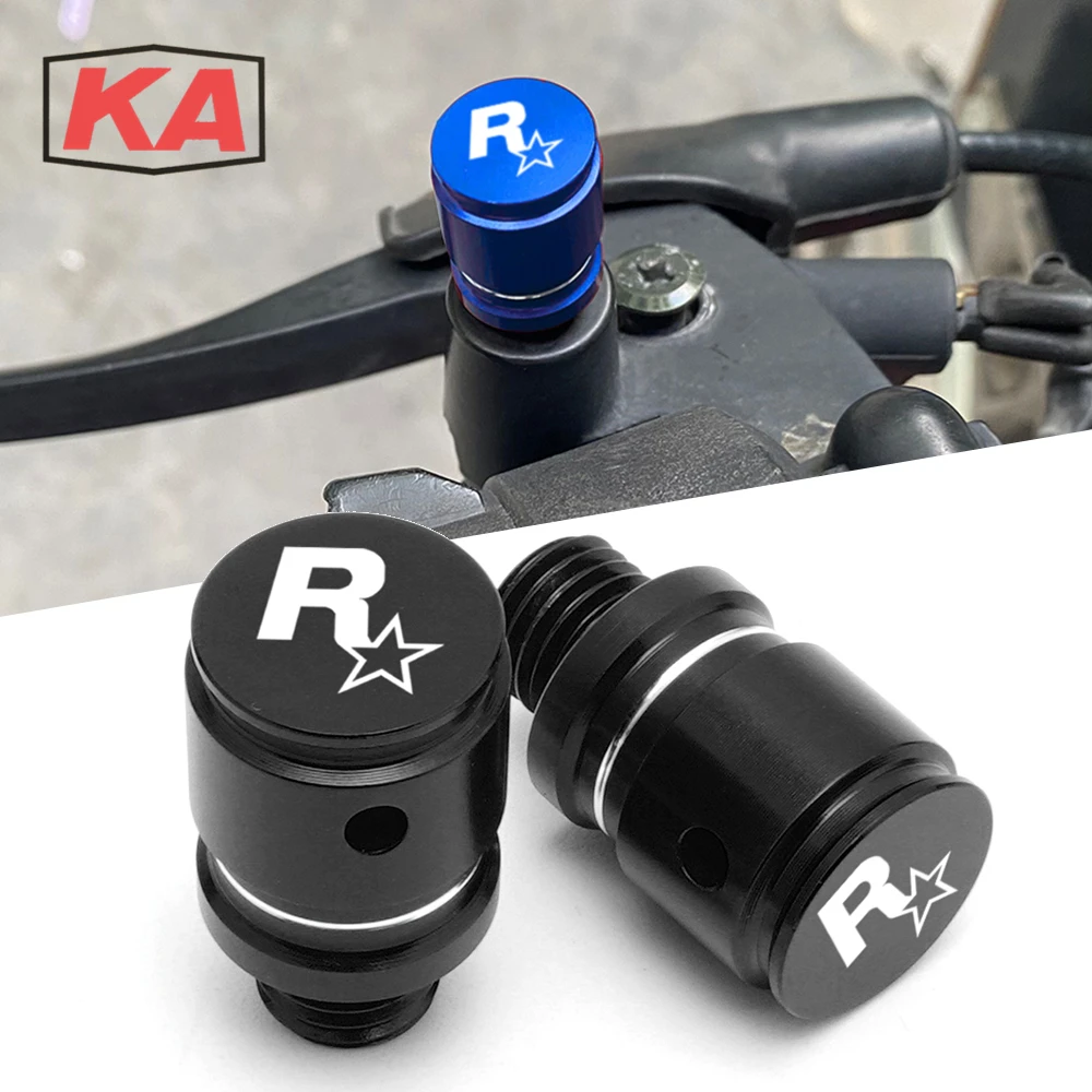 Per Yamaha Yzfr1 Yzfr3 Yzfr6 Yzfr125 R Stella Specchio Del Motociclo Hole Plugs Caps Viti Bulloni M10 * 1.25 Yzf R1 R6 R3 R25 R15 V3 R125