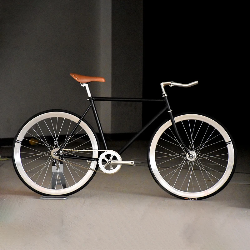 Bicicletta A Scatto Fisso Retrò Unisex Old Fashion Single Speed Bike City Pendolarismo Fixie 700 Cx23C Set Di Ruote Vintage