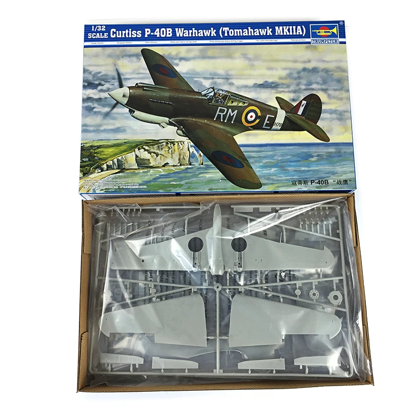 Trumpeter 02228 1/32 Scale Plane Curtiss P-408 Warhawk Aircraft Airplane Kit Modello Th05454-Smt2