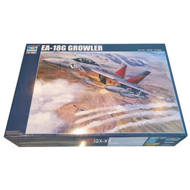 Trumpeter 03206 Scala 1:32 Us Ea-18G Growler Electronic Warm Aircraft Gift Hobby Military Assembly Kit Di Costruzione Di Modelli In Plastica