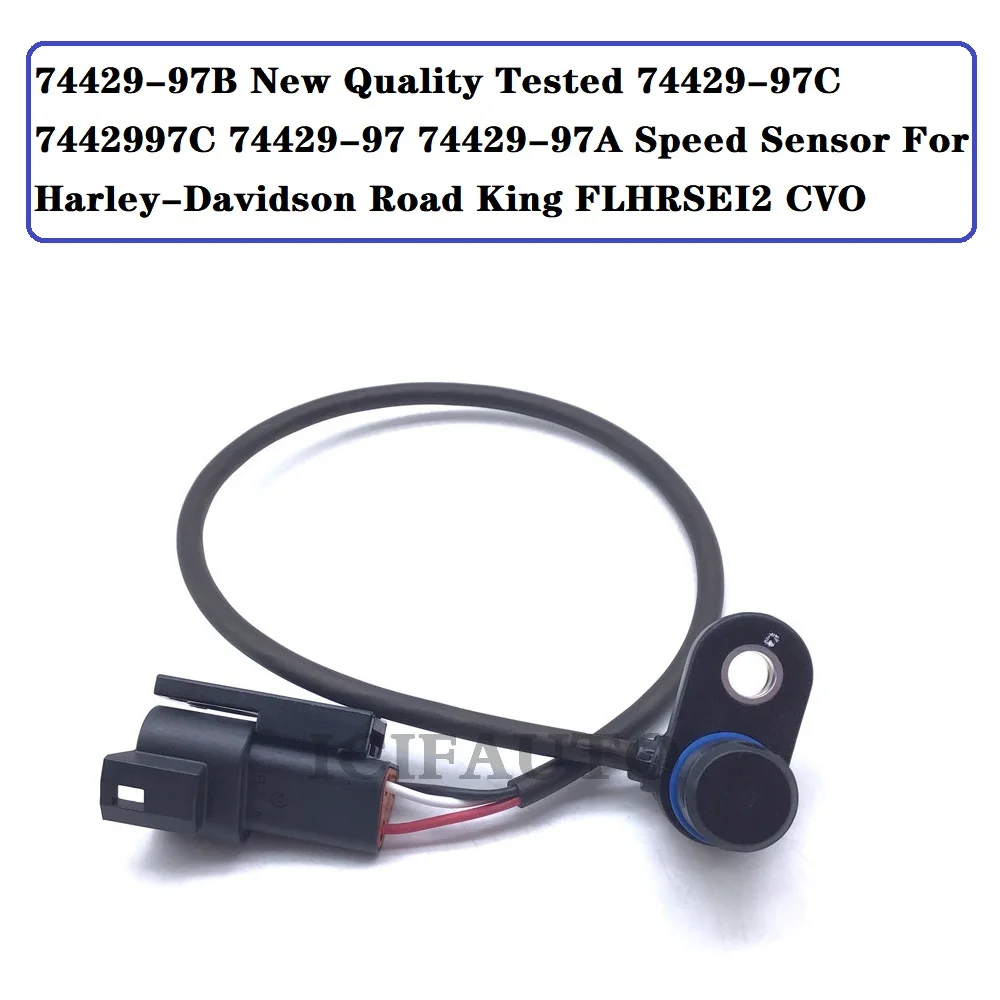 Sensore Di Velocità Muslimex Per Harley-Davidson Road King Flhrsei2 Cvo Testato Di Nuova Qualità 74429-97C 7442997C 74429-97 Muslimate