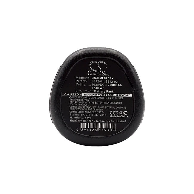 Batteria Cameron Sino 2500Mah Per Dremel 8200 8220 8300 B812-01 B812-02