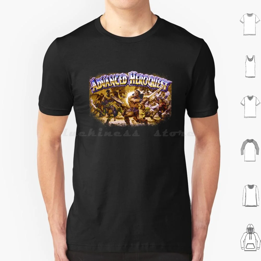Advanced Heroquest T Shirt Uomo Donna Bambini 6Xl Heroquest Barbarian Conan D20 Dnd E Fantasy Pathfinder Rpg Tabletop