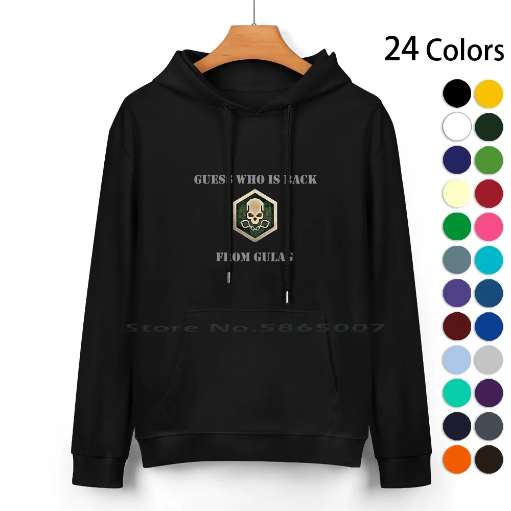 The Gulag Survivor Felpa Con Cappuccio In Puro Cotone Maglione 24 Colori Warzone Gulag Modern Warwar Mw Warzone Gulag The Gulag Out Of Gulag