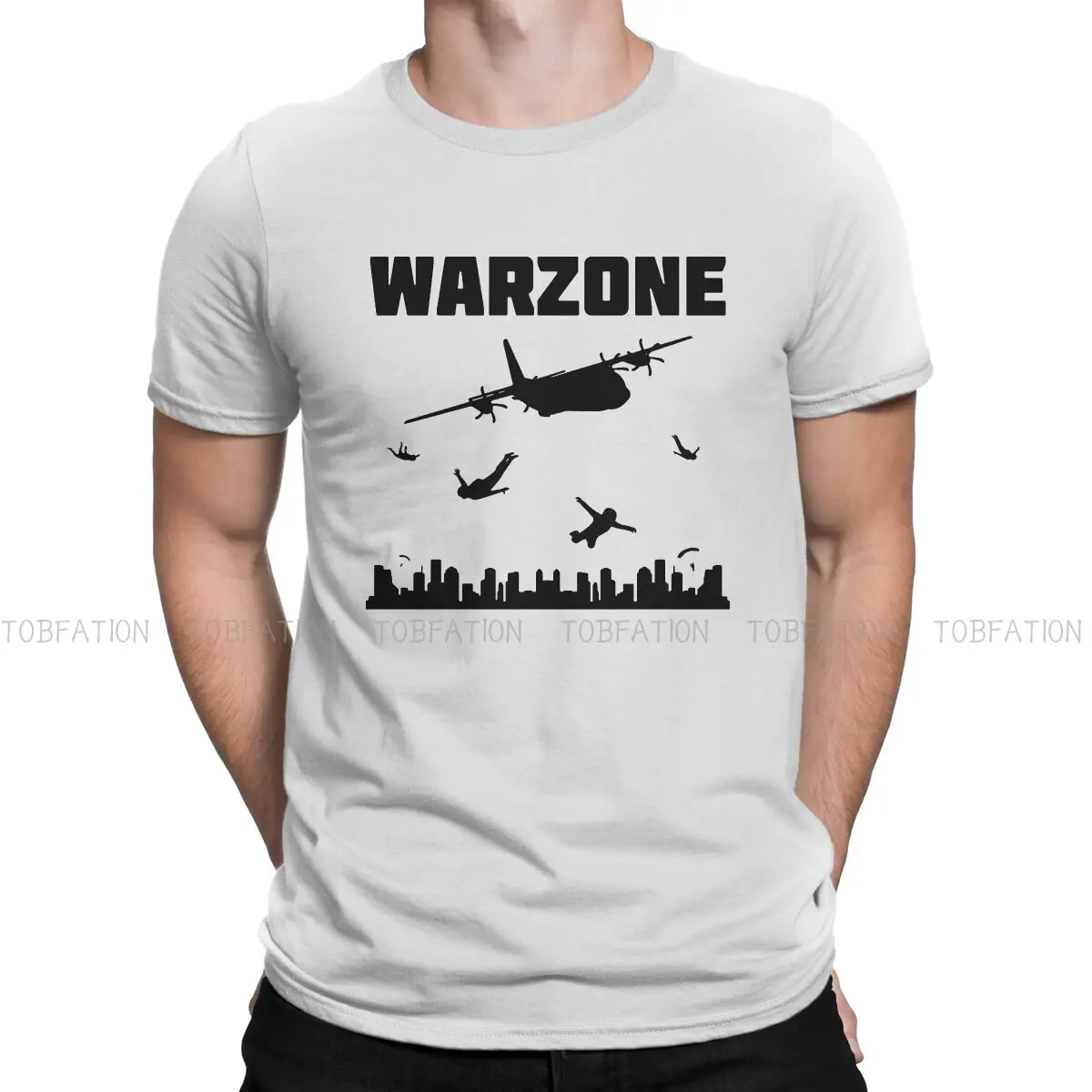 Cod Warzone Game Magliette In Poliestere Drop Black Distintivo Maglietta Da Uomo New Trend Tops 6Xl