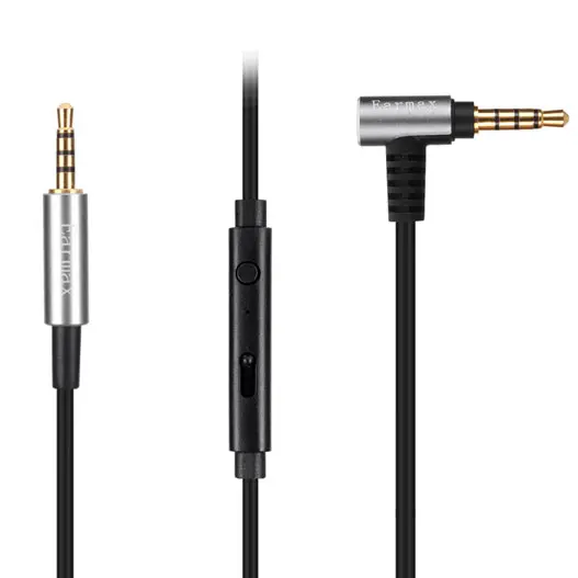 Cavo Audio Occ Nero Con Microfono Per Cuffie Klipsch Di Riferimento On-Ear Over-Ear Denon Ah-D1200 Ah-D1200 Ah-Gc25