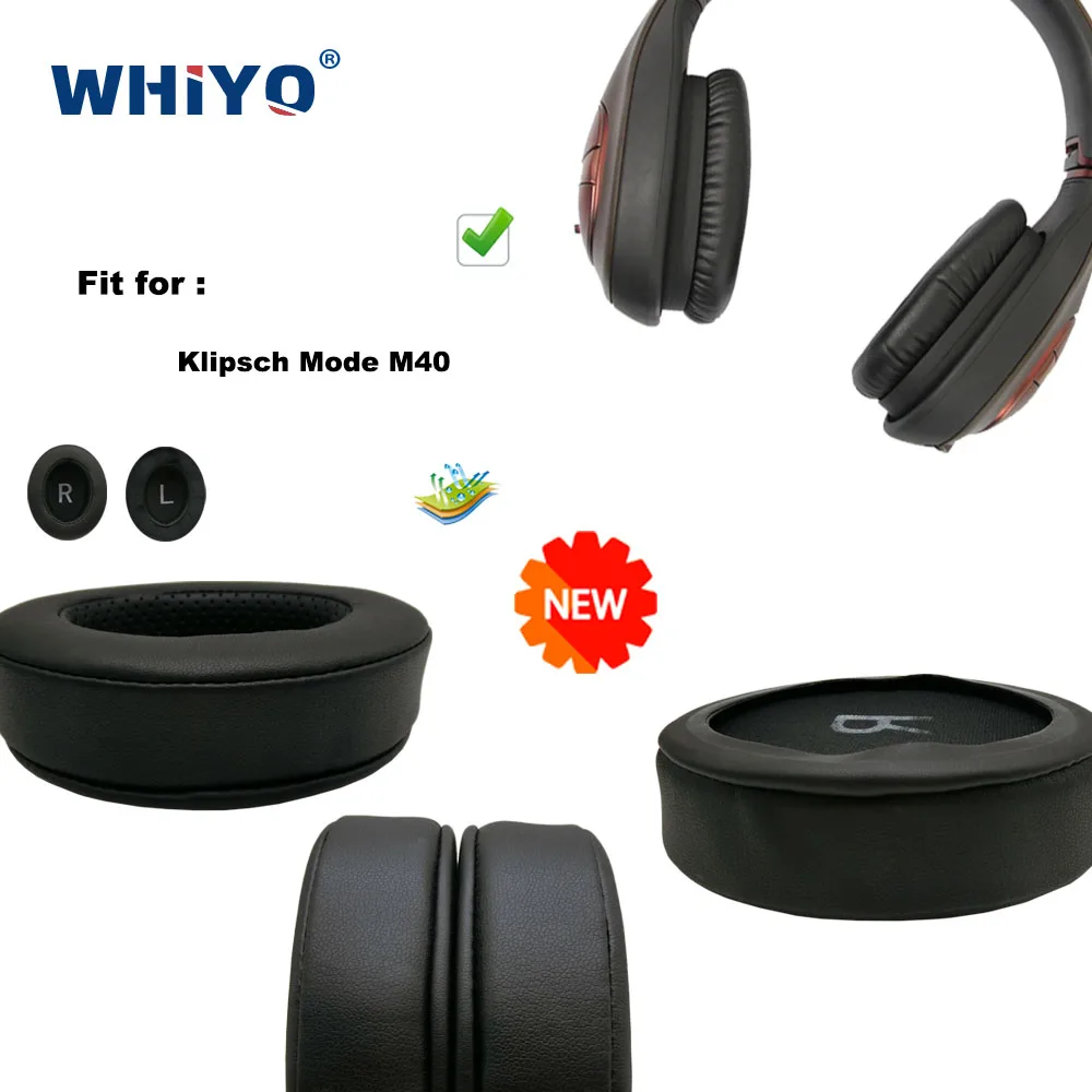 Nuovi Cuscinetti Auricolari Di Ricambio Di Aggiornamento Per La Modalità Klipsch M40 Parti Dell'Auricolare Cuscino In Pelle Paraorecchie In Velluto Co