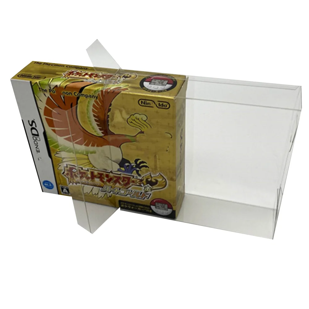 Scatola Portaoggetti Trasparente Per Nds/Nintendo Ds/Pokemon Heartgold Version/Soulsilver Version Game Collect Boxes Clear Display Case