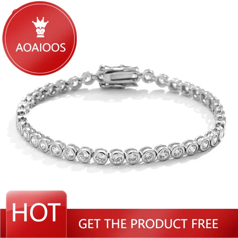 Drring 2Mm 3Mm Bracciale Tennis Moissanite Certificato Per Donna Uomo Full Diamond Luxury Quality Fine Jewelry S925 Sterling Silver
