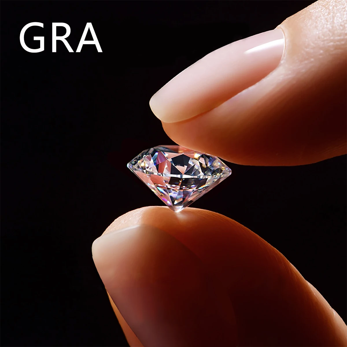 Pietre Preziose Sciolte Real 1Ct-10Ct D Color Moissanite Round Brilliant Cut 3Ex Lab Grown Diamond Moissanite Gra Certificate