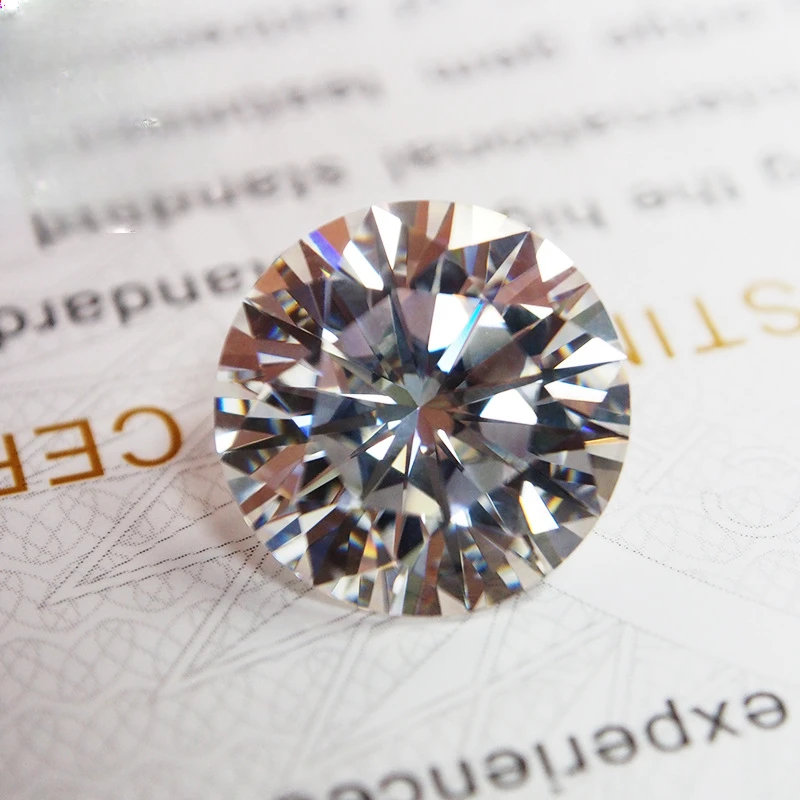 D Color Vvs1 3Ex Moissanite Stone Lab Grown Diamond Brilliant Moissanite Loose Gemstones Certificato Gra
