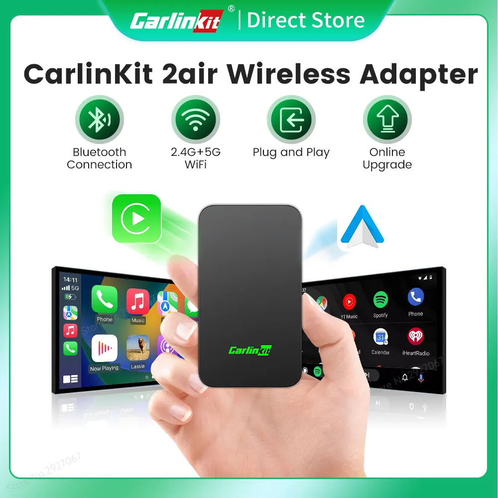 Carlinkit 5.0 Wireless Carplay Android Auto Adapter Carlinkit 4.0 Car Play Mini Box Bt Wifi Plug And Play Per Vw Audi Toyota Kia