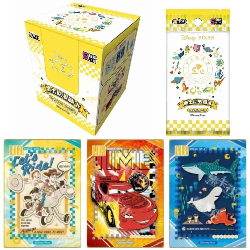 Genuine Disney Card Platinum Edition Toy Story Monsters University Ice Princess Ariel Deluxe Edition Collection Card Toy Gift