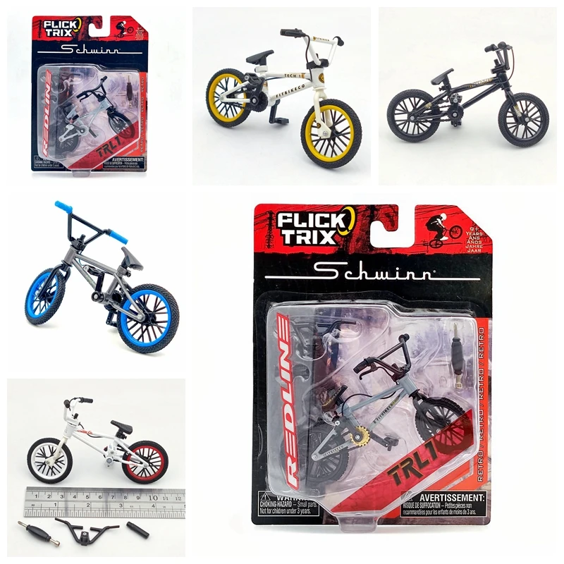 Flick Trix Miniatura Bmx Finger Bike Premium Deathtrap Bicicletta Diecast Boy Toys Modelli Regali