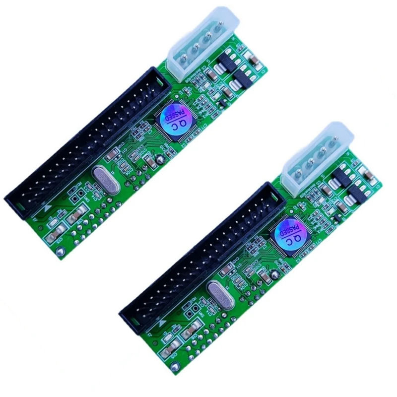 Adattatore Convertitore Sata A Pata Ide Modulo Plug & Play Supporto 7 + 15 Pin 3.5/2.5 Adattatore Dvd Sata Hdd, Confezione Da 2