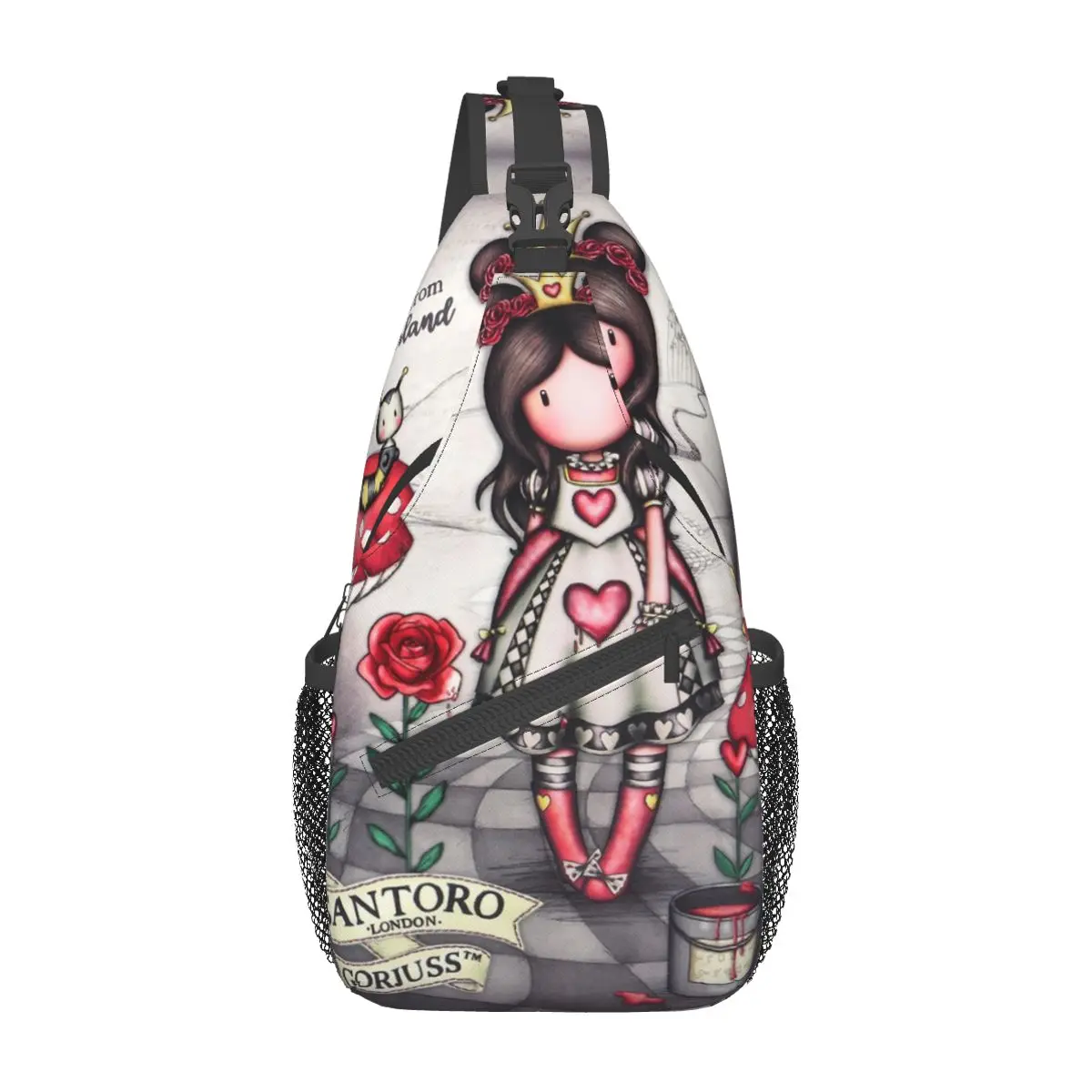 Cute Santoro Gorjuss Sling Bag Chest Crossbody Shoulder Sling Zaino Outdoor Sports Daypacks Fashion Bag