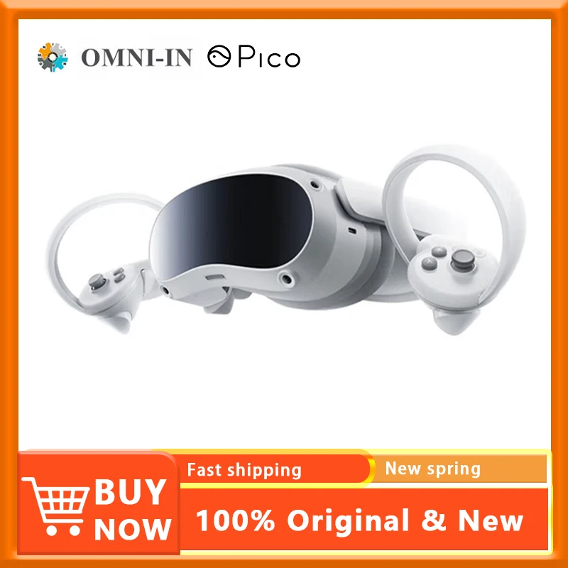 Cuffie Originali Pico 4 Vr 8G 256Gb All-In-One Orologio Per Realtà Virtuale Foodball Display 4K Occhiali Vr Connect Steam Vr