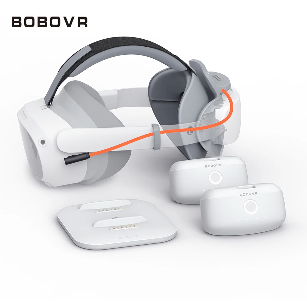 Bobovr P4 Twin Battery Upgrade Combo Per Pico 4 Pro Vr Headset Dual Battery Pack Potenza Di Ricircolo Per Accessori Pico 4 Pro