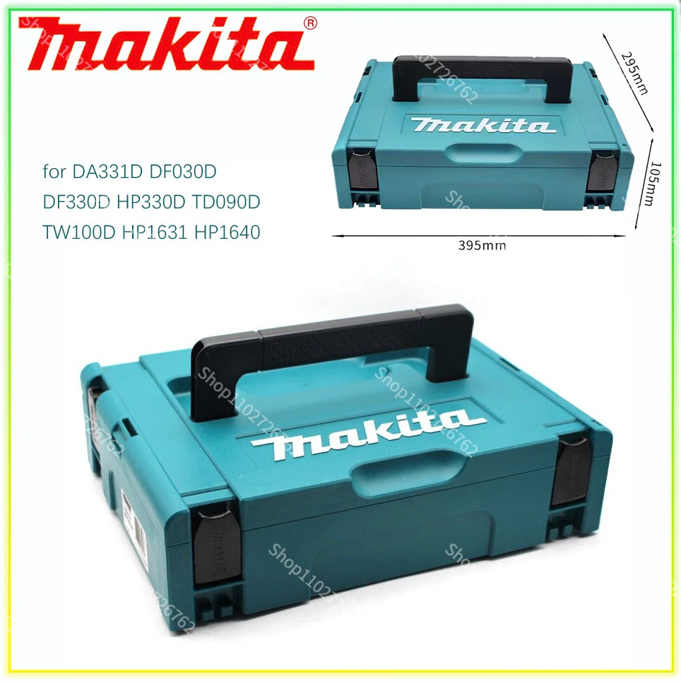 Originale Makita Stacking Connector Tool Case Tipo 1 395X295X105 Per Da331D Df030D Df330D Hp330D Td090D Tw100D Hp1631 Hp1640