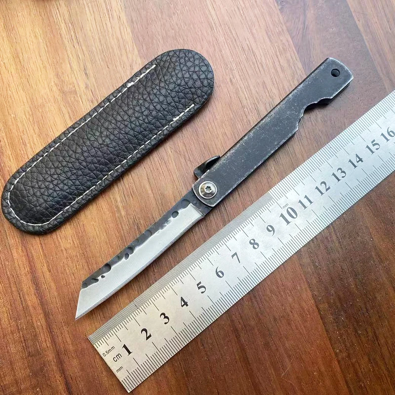 Coltello Da Tasca Pieghevole Higonokami Strumento Di Sopravvivenza Giapponese Campeggio All'Aperto Autodifesa Portatile Edc Coltelli Da Frutta Aprisca