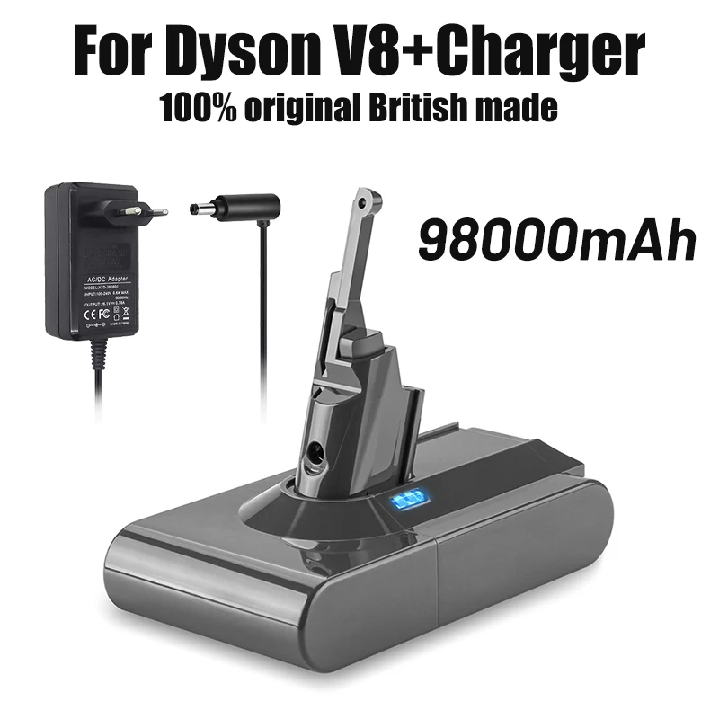 Werkzeug Power 21,6 V Batterie Fuir Dyson V8 Akku Fur Dyson V8 Absolute/Flauschigen/Tier Li-Ion Vakuum Reiniger + Ladegerasse