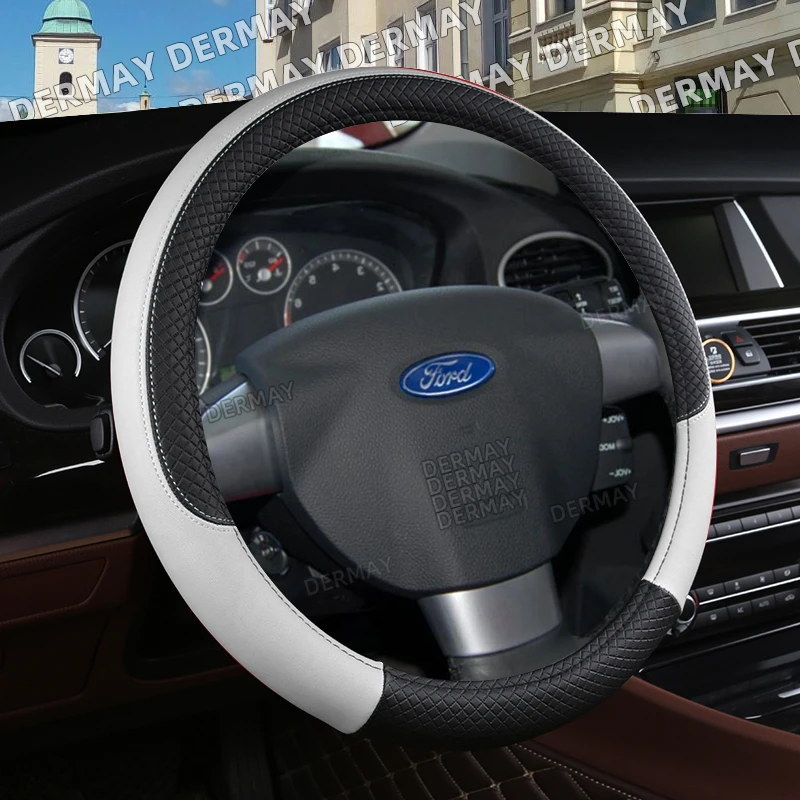 Per Ford Focus 2 Mk2 Ford Focus 3 Mk3 Coprivolante Per Auto 9 Colori Pu Leather Accessori Auto Antiscivolo Interni