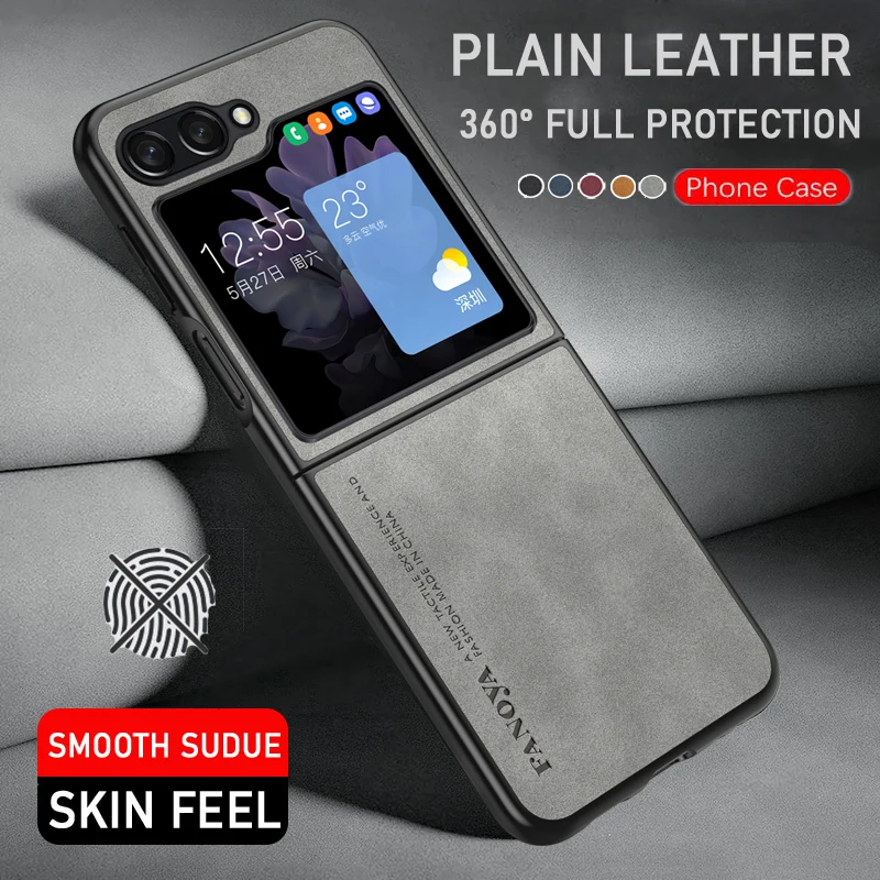 Custodia In Pelle Di Lusso Per Samsung Galaxy Z Flip 5 Custodia Antigoccia Custodia Antiscivolo Samsung Galaxy Z Flip 4/ Samsung Galaxy Z Flip 3