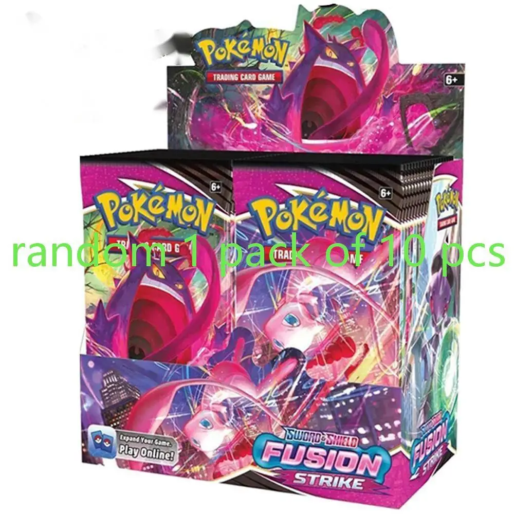 Hot 10Pcs Pokemon Cards Box Tcg: Sun & Moon Mega Energy Shining Pokemon Card Game Carte Collezionabili Carte Pokemon