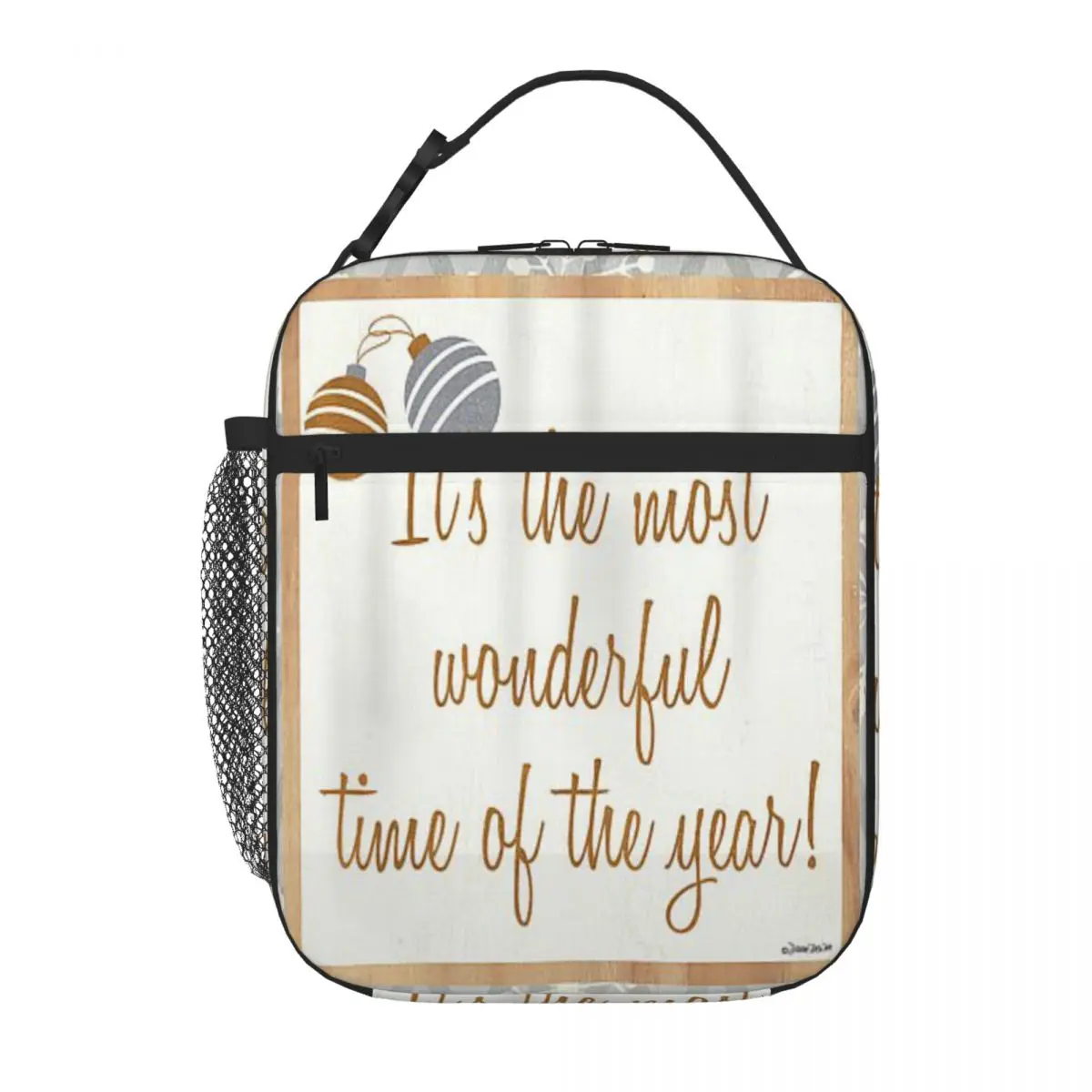 Aspen Cove Snowflakes 2 Betty Dewitt Lunch Tote Lunch Bag Thermo Container Borsa Termica Per Il Pranzo