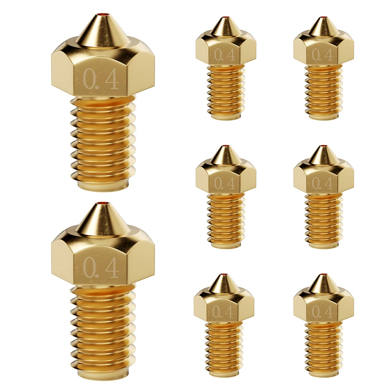 Ugelli In Ottone Da 0.4Mm Stampante 3D Hot End 0.4Mm Ugelli In Ottone Per Anycubic Kobra ,Kobra Neo,Kobra Go,Mega,Mega S,Mega Pro,Mega X
