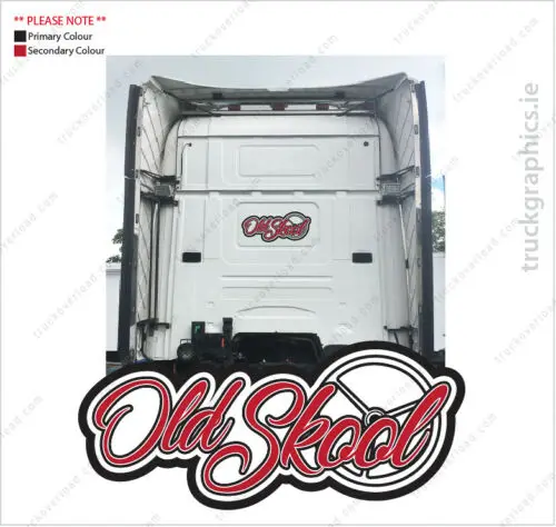 Per Scania Old Skool ,Sticker,Graphic R/S Series Topline, (28)