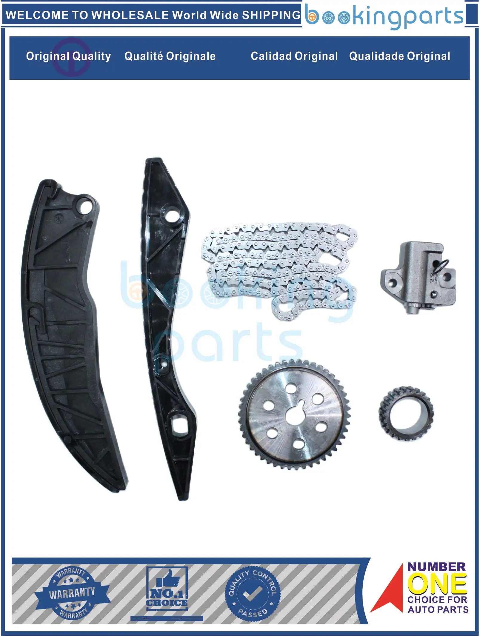 Tck84068(W/O Vvt),243212 B000, Tis84068,243502 B000 Kit Di Riparazione Della Catena Di Distribuzione Per Hyundai G4Fa/G4Fc Elantra 09-[1Kit = 6 Pezzi]