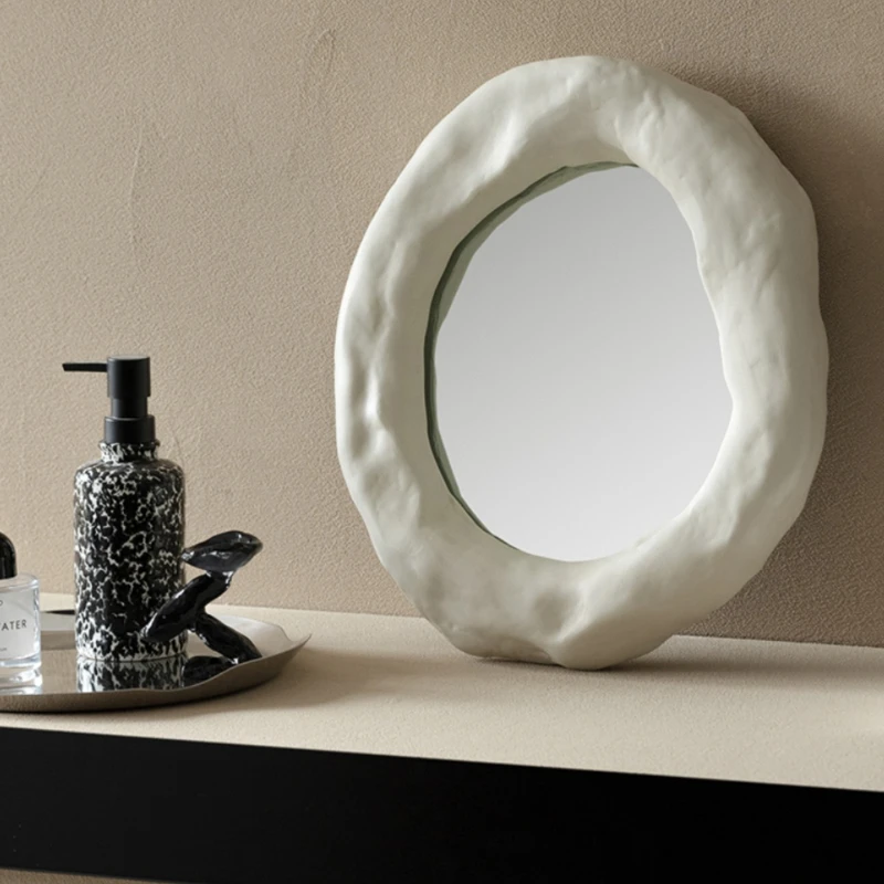 Scrivania Piccoli Specchi Decorativi Nordic Vintage Specchi Decorativi Irregolari Artigianato Appeso Ozdoby Do Pokoju Ayna Home Decor