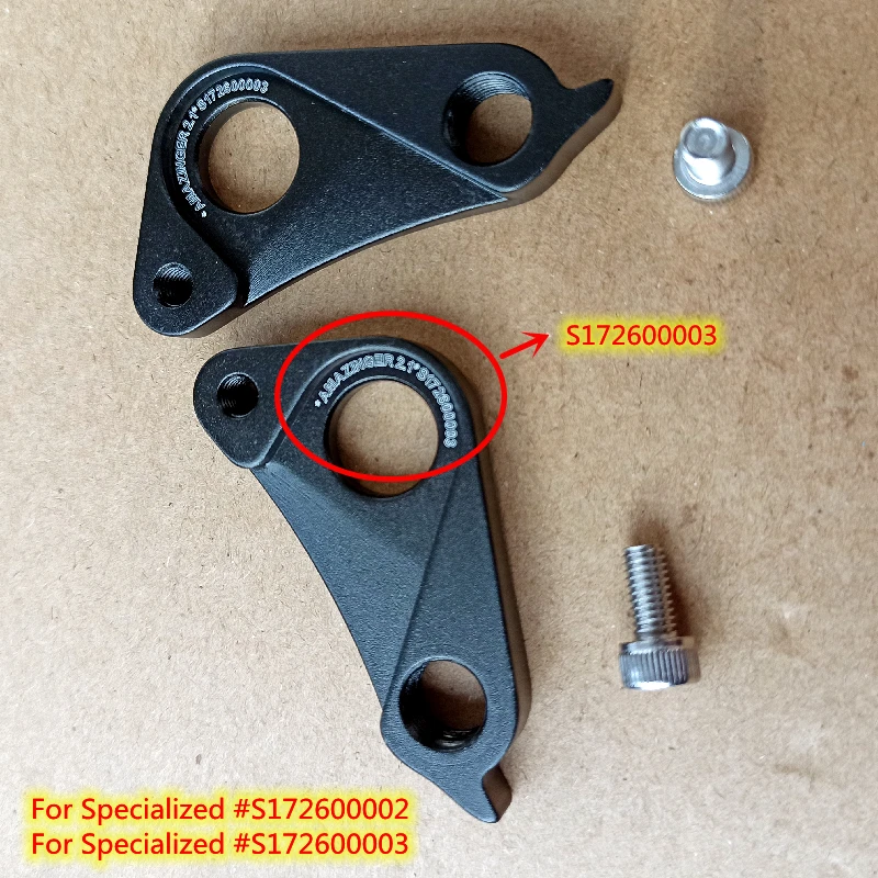 2Pcs Cnc Bike Hook Per Specialized S172600002 Fuse Comp Stompjumper Fsr Epic Camber Enduro Vado Bicicletta Deragliatore Mech Dropout