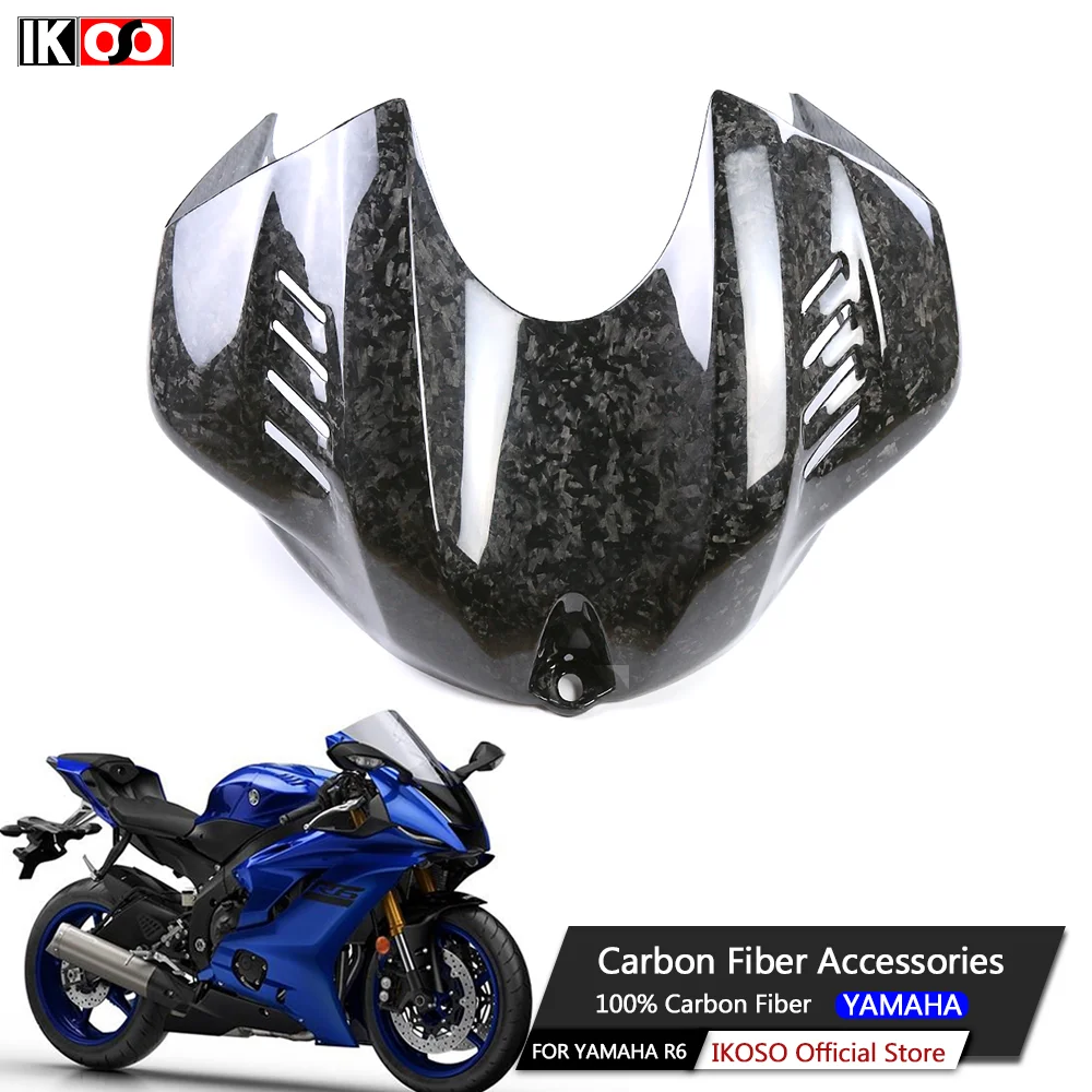 100% 3K Full Carbon Fiber Per Yamaha R6 2017 2018 2019 2020 2021 2022 20 Kit Carenatura Coperchio Airbox Moto