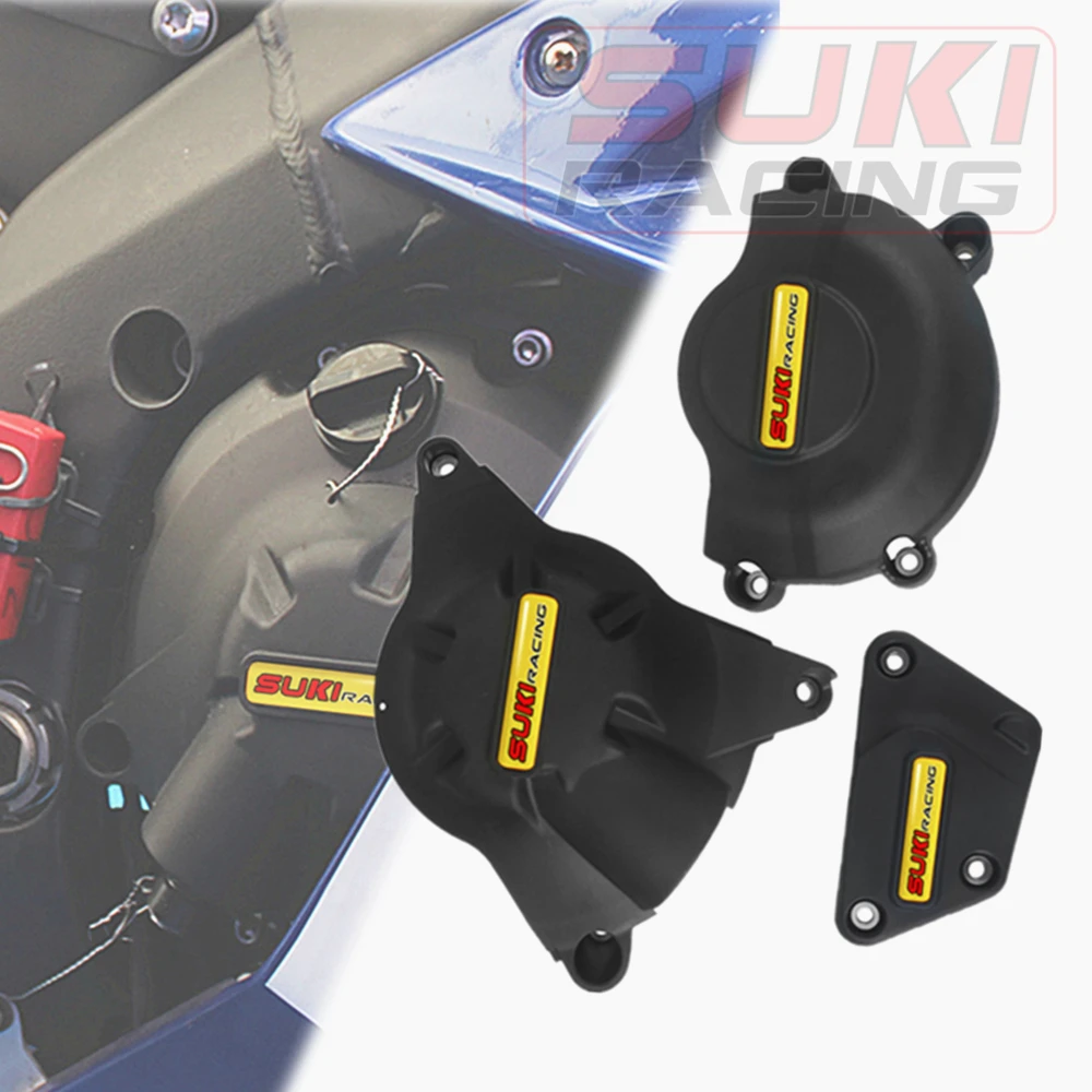 Set Coperchio Motore Per Yamaha Yzf-R6 2006-2019 2020 Custodia Protettiva Protezione Motore Moto Per R6 2006 2007 2008-2019 2020