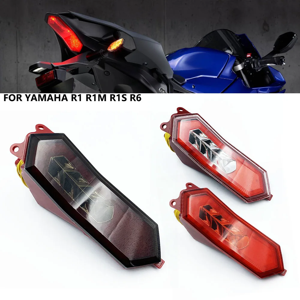 Per Yamaha Yzf R6 Yzf-R6 2017 2018 2019 2020 2021 Moto Led Fanale Posteriore Freno Indicatore Di Direzione Posteriore Lampada Fanale Posteriore Nuovo