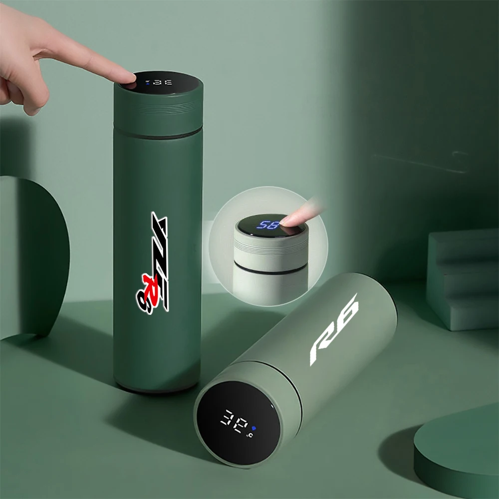 Per Yamaha Yzf R6 Yzf-R6 2010-2021 2020 2022 Custom Paint Intelligent 500Ml Thermos Cup Per Yamaha Yzf R6