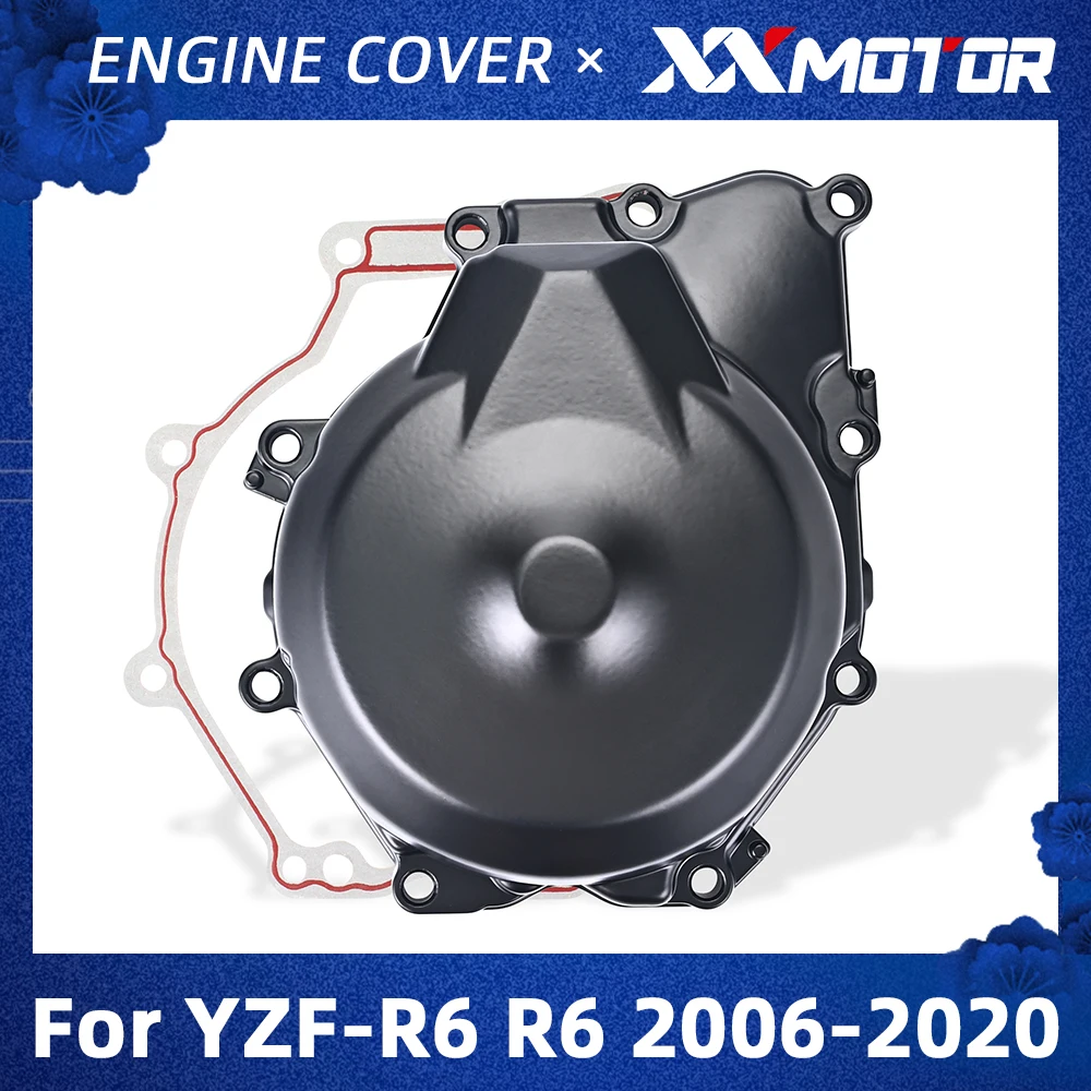 Xx Coperchio Motore Coperchio Statore Motore Carter Coperchio Laterale Shell Per Yamaha Yzf-R6 R6 2006 2007 2008 2015 2016 2017 2018 2019 2020
