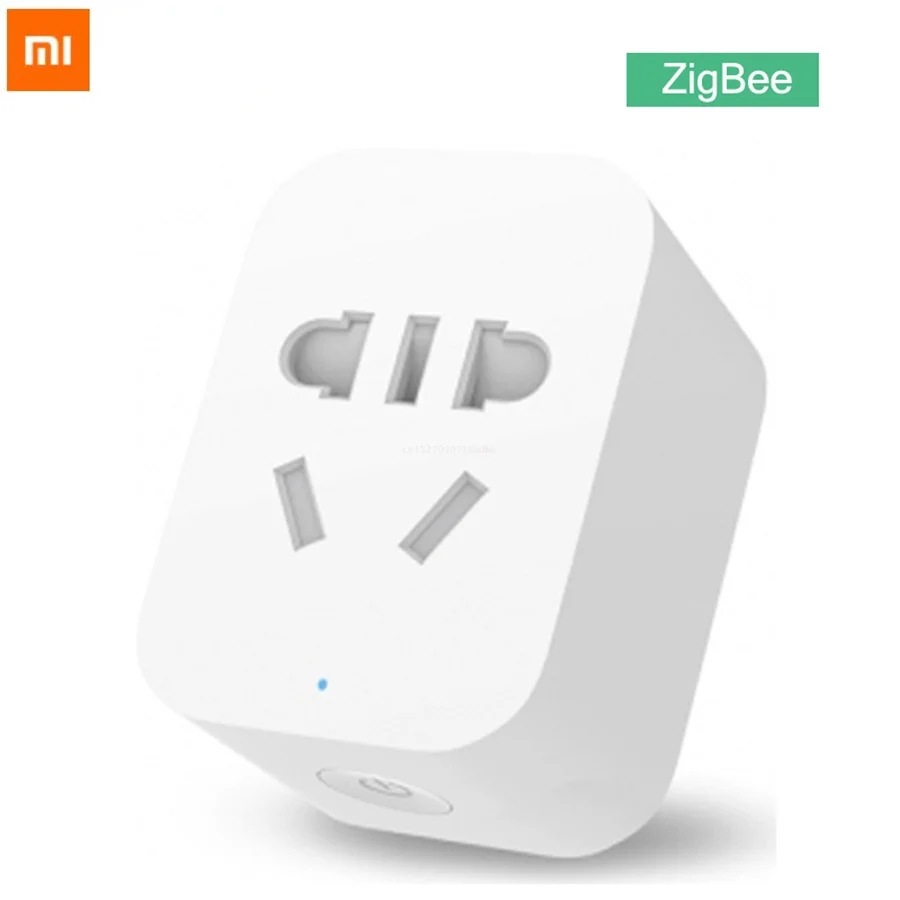 Xiaomi Smart Socket Plug Zigbee Version Wifi Wireless Remote Socket Adapter Power Timer Switch On And Off Tramite Smart Mi App
