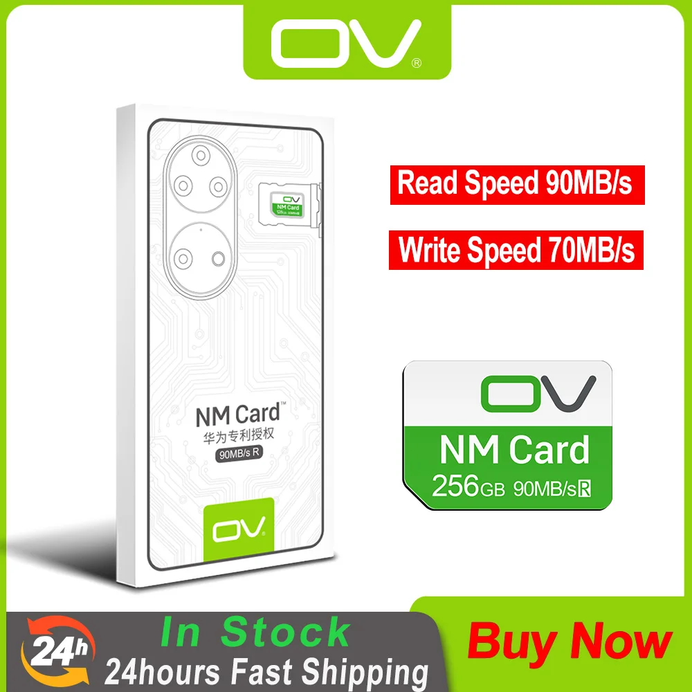 Ov Nano Memory Card 256Gb Per Huawei Mate 30 40 50 60 P30 P40 P50 P60 Pro Honor Nova Series Pad Ncard Nm Con Lettore Di Schede Di Tipo C
