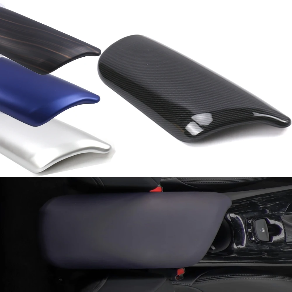 Copertura Della Scatola Del Bracciolo Del Cromo Per Toyota C-Hr Chr 2017 2018 2019 2020 Car Detector Carbon Look Stick Styling