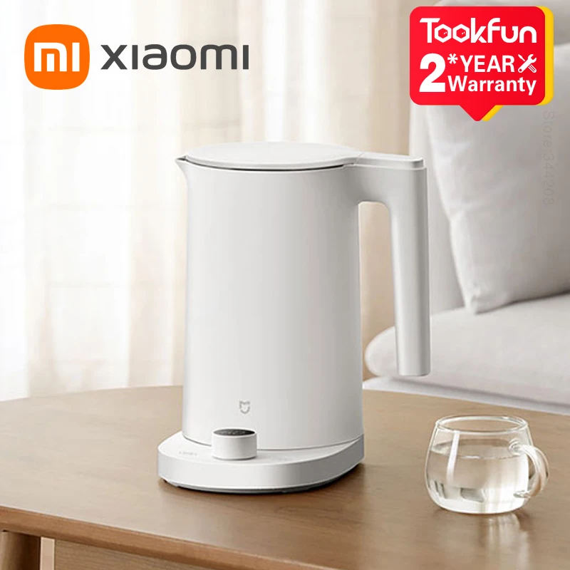 Nuovo Xiaomi Mijia Smart Electric Water Bollitore 2 Pro Fast Hot Boiling Teiera In Acciaio Display A Led Controllo Intelligente Della Temperatura