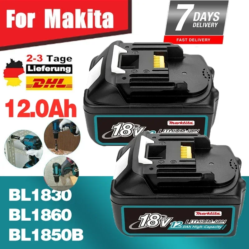 Bl1860 Per Batteria Makita 18V Batteria Ricaricabile 18650 Cella Agli Ioni Di Litio Adatta Per Utensile Elettrico Makita Bl1860 Bl1830 Lxt400