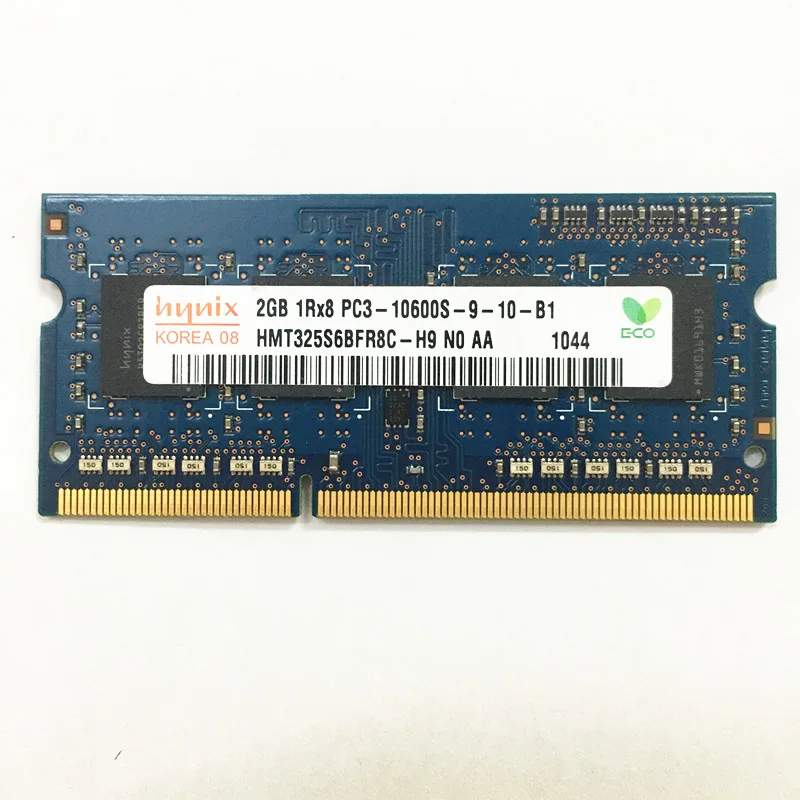 Hynix Ddr3 Ram 2Gb 1Rx8 Pc3-10600S-9-10-B1/B2 Ddr3 2Gb 1333Mhz Di Memoria Del Computer Portatile 1.5V