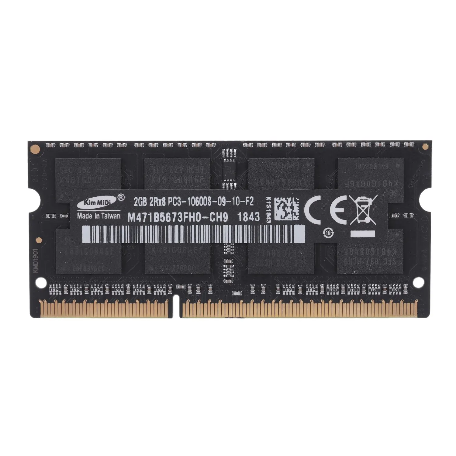 Kimmidi Ddr3L 2Gb 1333 Mhz 1.5V Laptop Sodimm Ram Notebook Memory(2Gb)
