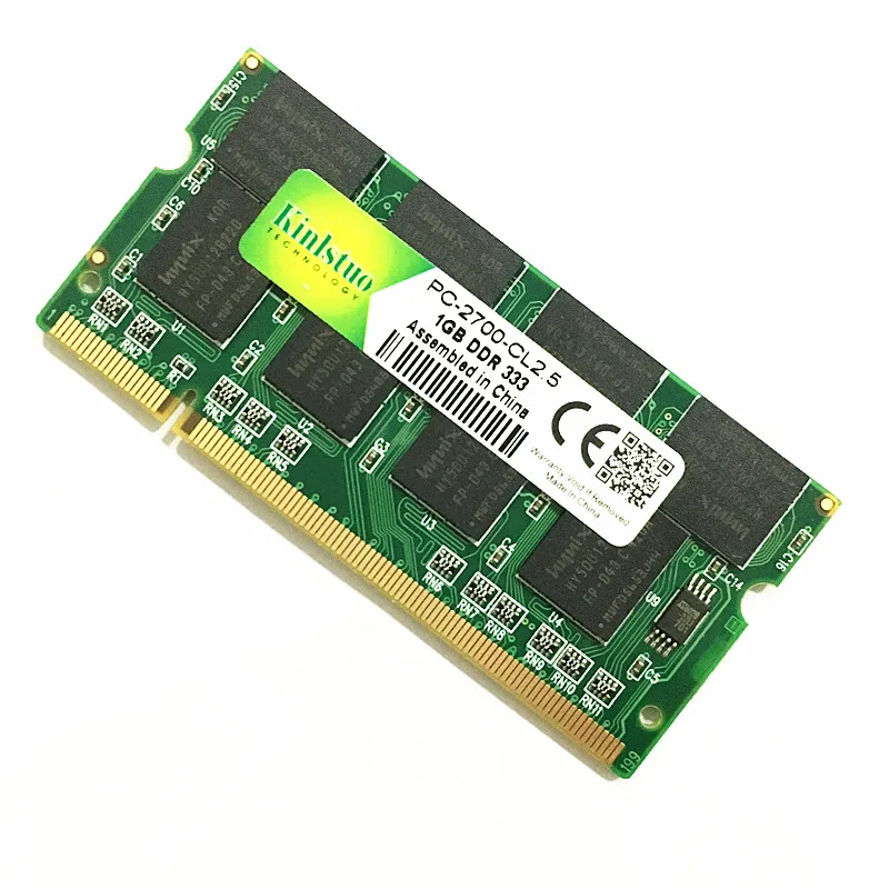 Kinlstuo Rams Ddr 1Gb 333/400/266Mhz Memoria Per Laptop Pc-3200/Pc-2700 Sodimm 1Gb 333Mhz 400Mhz 333Mhz Notebook Memoria
