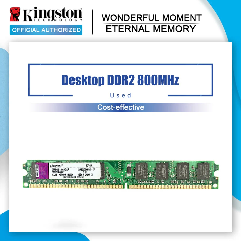 Usato Originale Kingston Ddr3 Ram Ddr2 4 Gb 2Gb Pc2-6400S Ddr2 800Mhz 2Gb Pc2-5300S 667Mhz Desktop 4 Gb